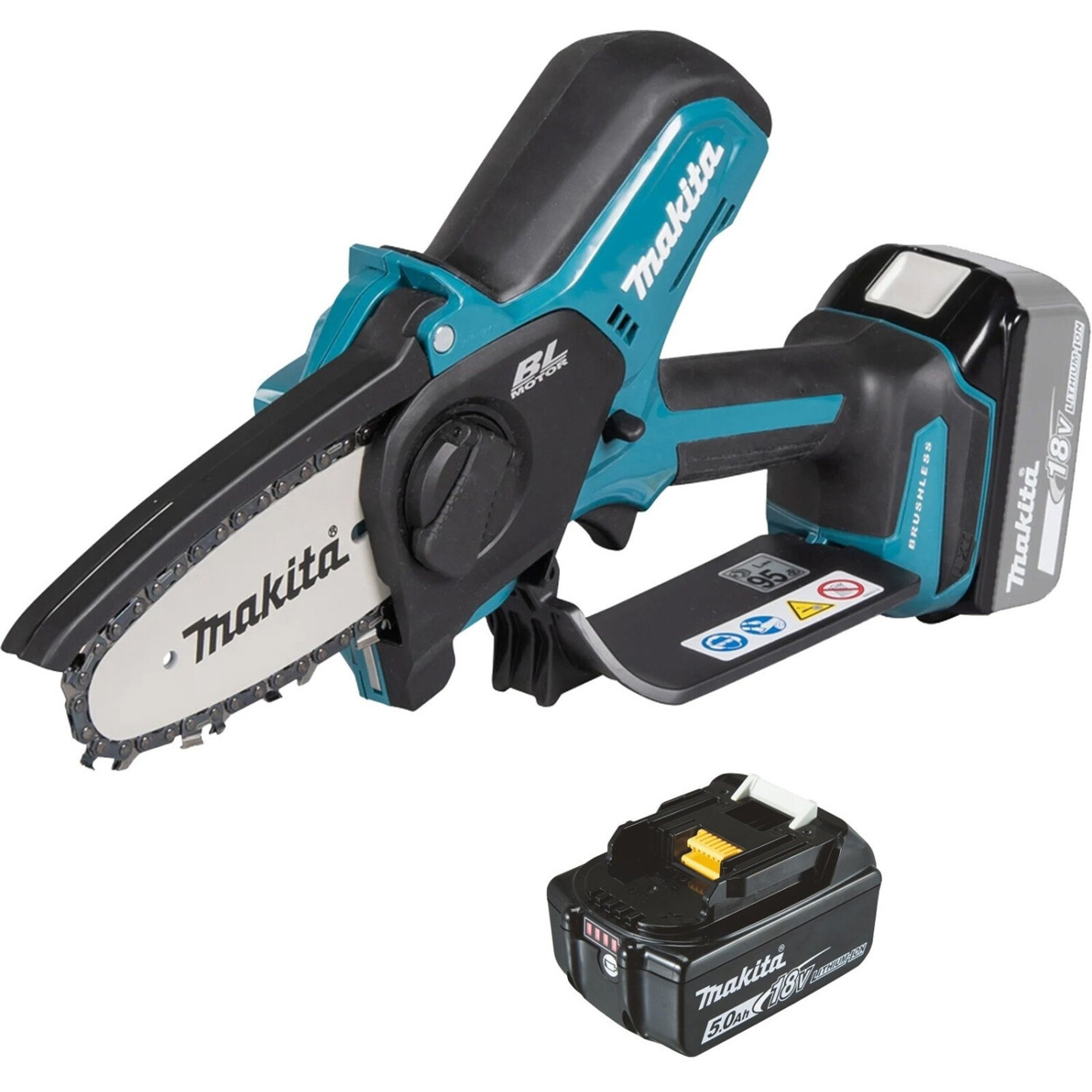 Makita DUC101T - 5,0 Ah Akku (1 Stück) ohne Ladegerät | Hochwertige Gartenwerkzeuge