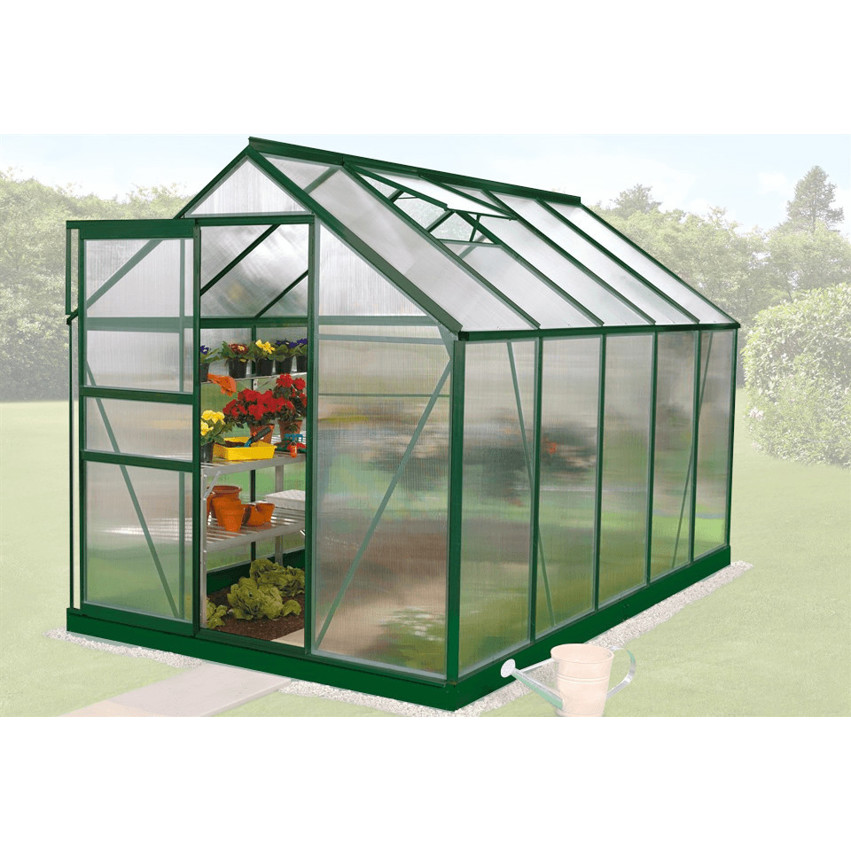 Vitavia Calypso 5800 Gewächshaus - 6mm HKP | Aluminium grün