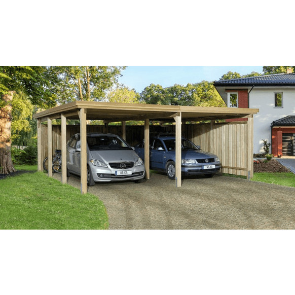 Weka Optima Duo Carport - 603 x 612 cm