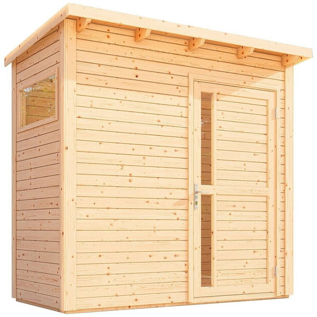 Gartenhaus Bertilo Pentus 1 - Maße: 246x143 cm - Natur