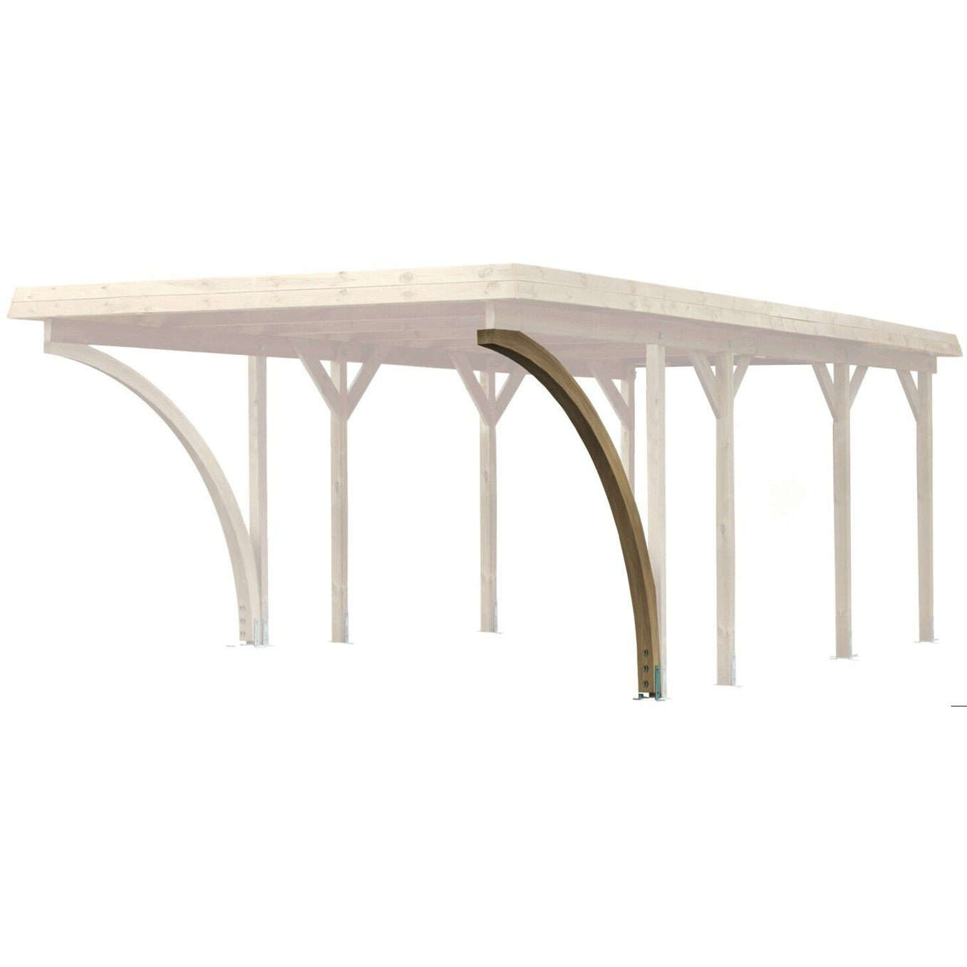Karibu Rundbogen für Carport Modell A - 2 Stück