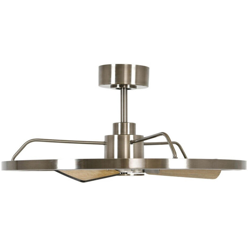 Lucci Air Cessna Ventilator - Antik Nickel & Teakholz