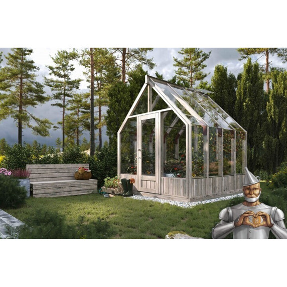 Palmako Glashaus 240x244 cm - Elegantes Gewächshaus für Gartenliebhaber (108996)