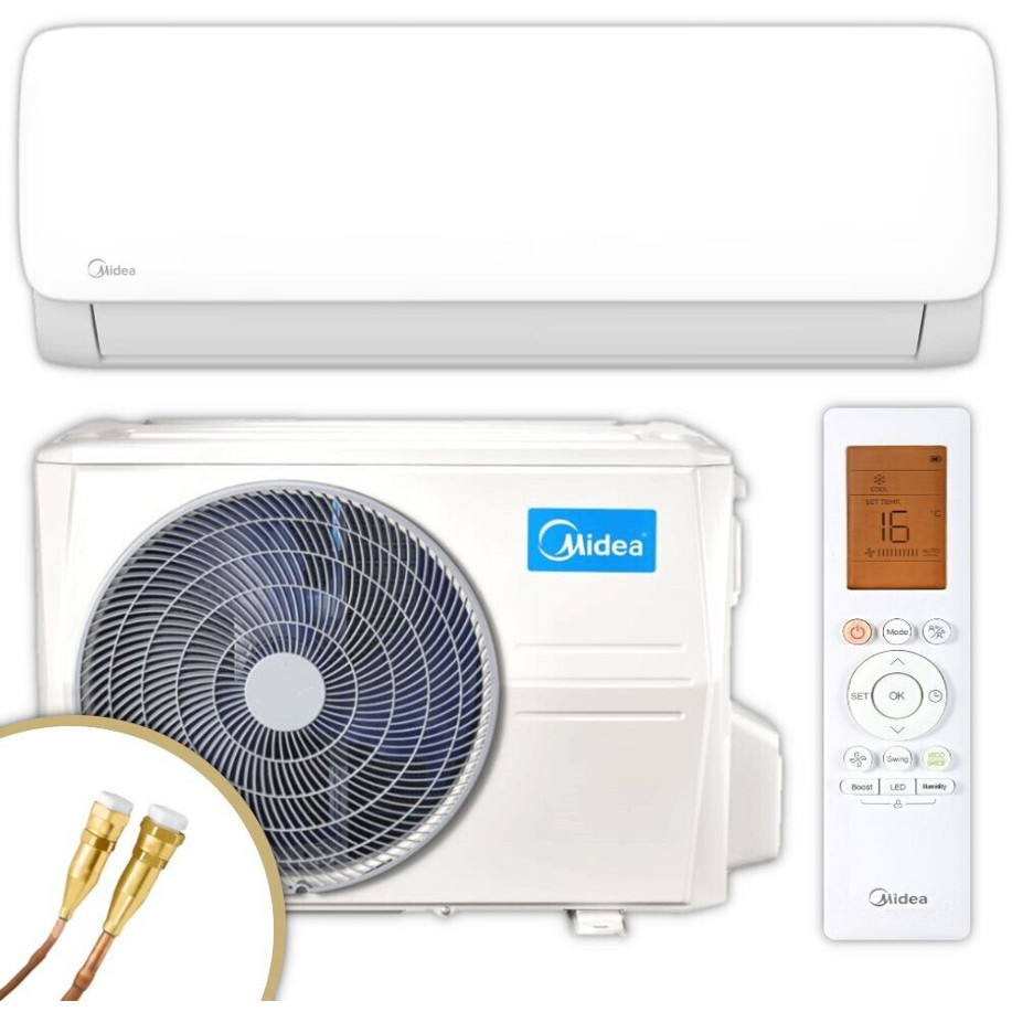 Midea XTREME SAVE LITE 12 - 3,6 kW Quick-Connect Klimaanlage (MSAGBU-12HRFN8-L + MOX102-12HFN8-L)
