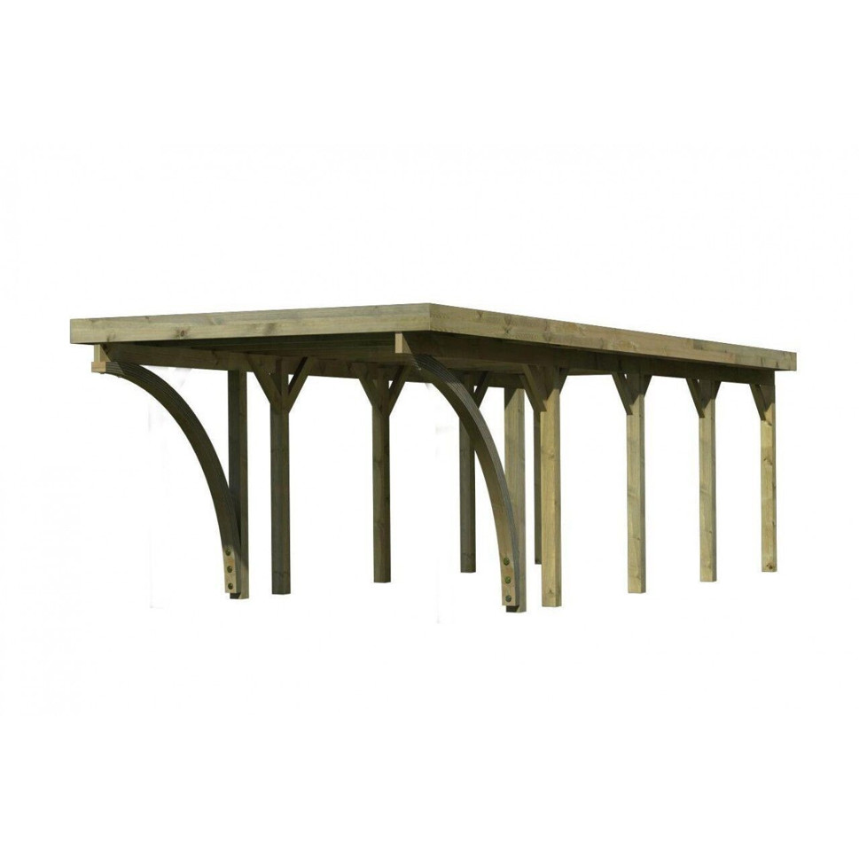 Karibu Classic Carport 61957 - Robuster Schutz für Ihr Fahrzeug