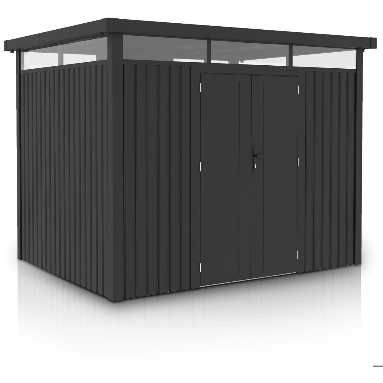 Juskys Gartenhaus Luzern - 7,8 m² in Anthrazit