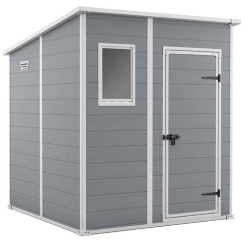 Gartenhaus Keter Manor Pent 6x6 - 175 x 175 cm - Grau