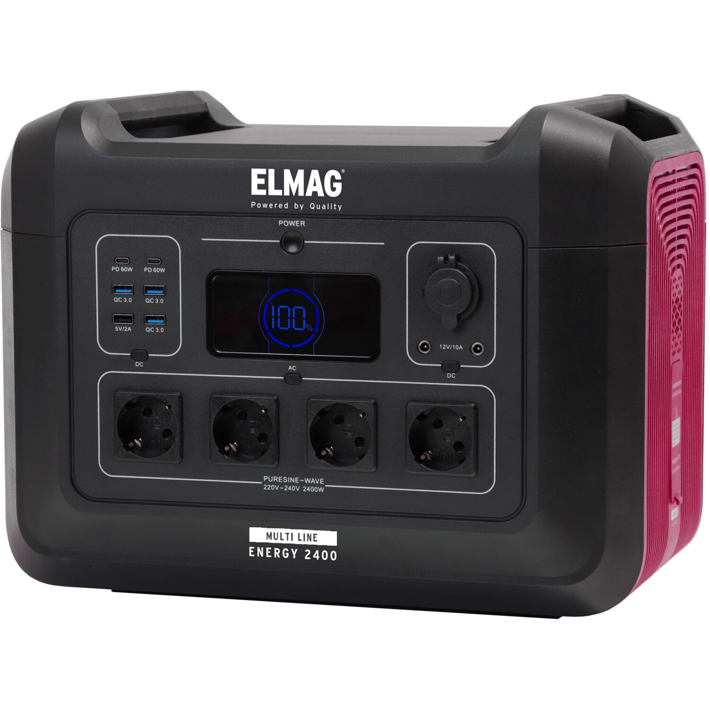 ELMAG ENERGY 2400 - Tragbare Powerstation (52904)