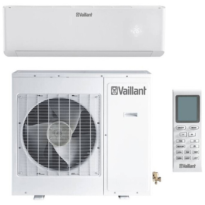 Vaillant Mono Split Klimaanlage climaVAIR Exclusive 2,7 kW, 9.200 BTU (VAI5-025WN + VAI5-025WNO)