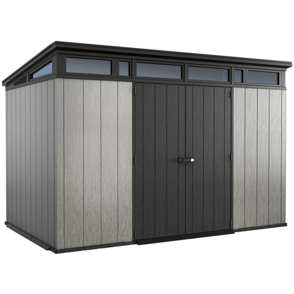 Keter Artisan Gartenhaus 11x7 mit Fußboden - 342 x 218 cm in Holzoptik