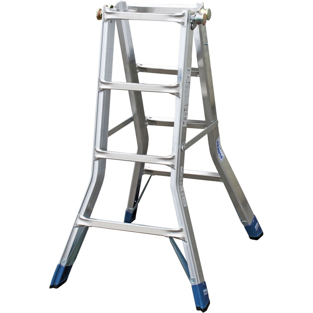 Krause Gelenkteleskopleiter 4x4 - Robuste Sprossenleiter für Flexible Anwendungen