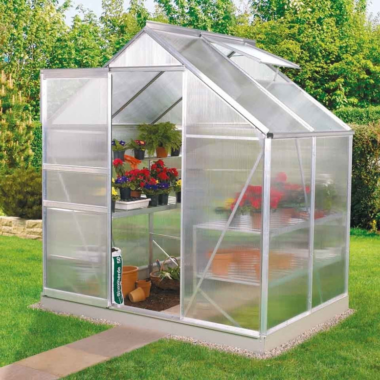 Vitavia Venus 2500 Gewächshaus | 3mm ESG | Anthrazit Aluminium