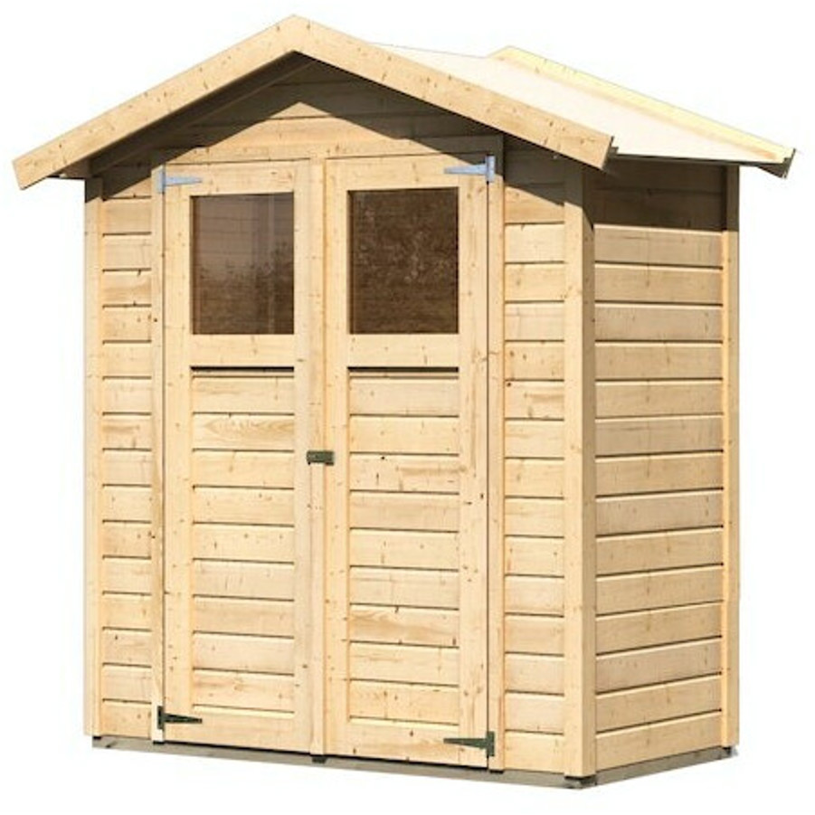 Karibu Dahme Gartenhaus 180 x 123 cm - Naturbelassen (45278)