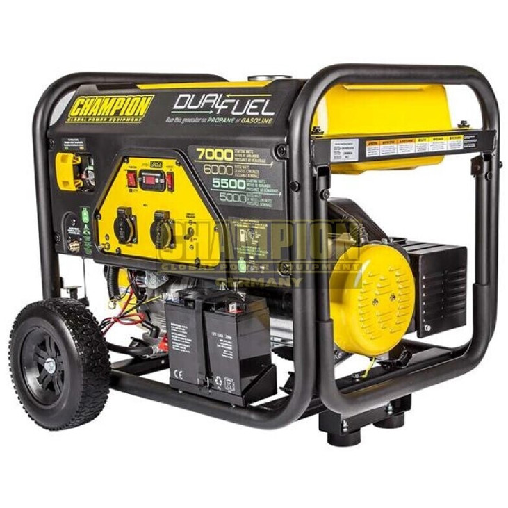 Champion 7500W Tragbarer Generator mit Elektrostarter - Modell WWCPG7500E2-DF-EU