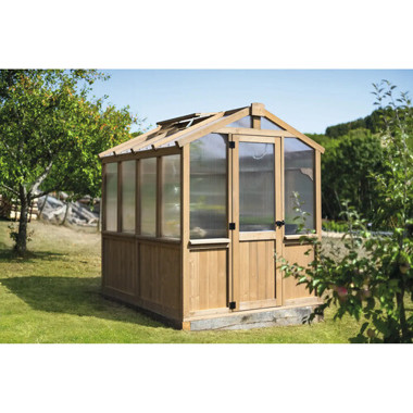 Westmann Paul Holz Gewächshaus 204x238cm - Braun, 6cm