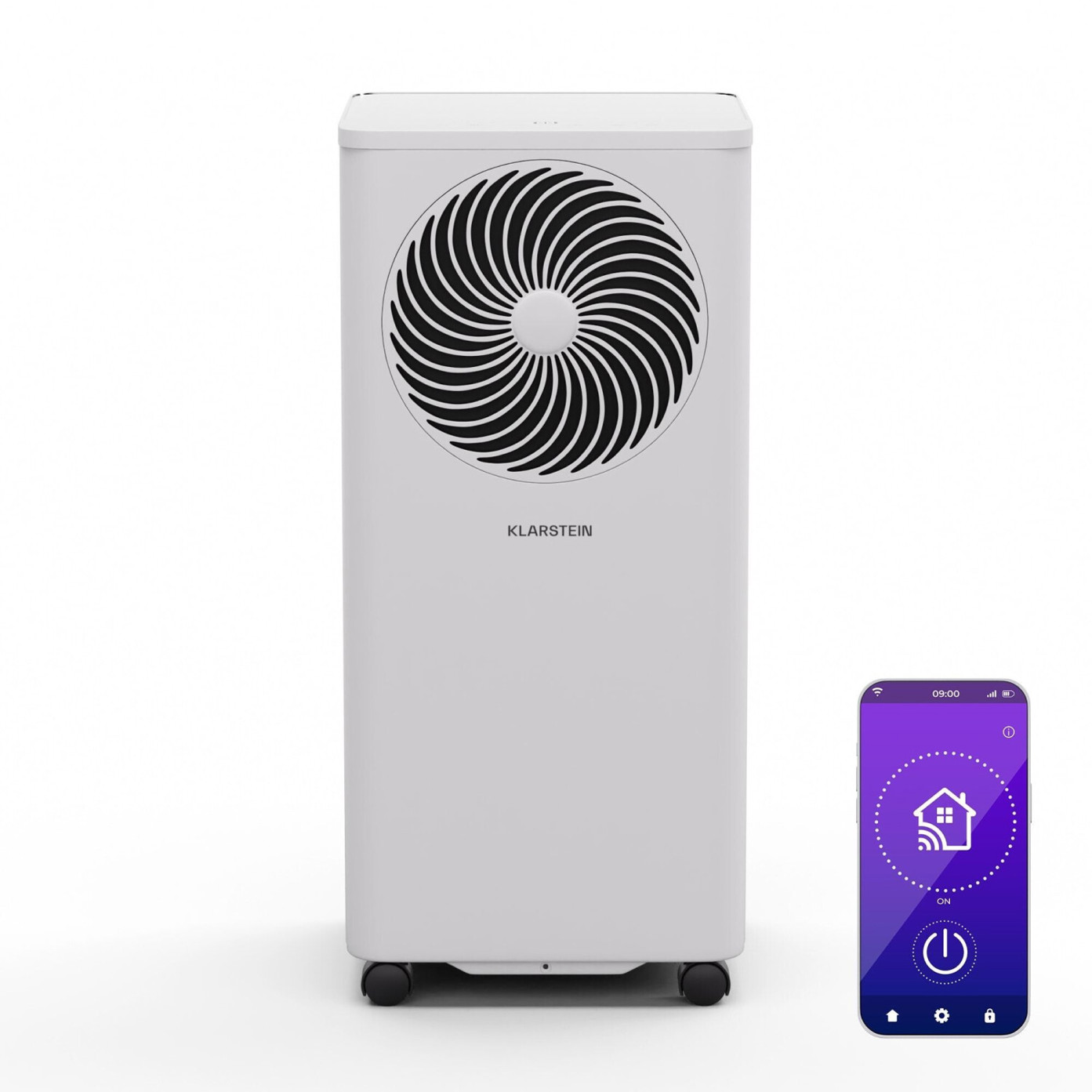 Klarstein Aero Ring 9K R290 - Leistungsstarke 9.000 BTU Klimaanlage in Weiß