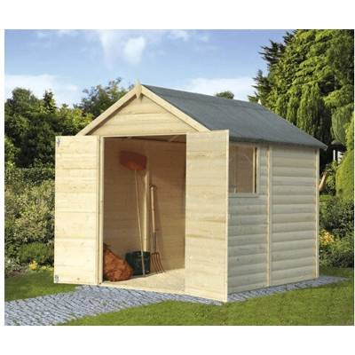 Konsta Blockhaus mit Fußboden – 181 x 239 cm – Naturfarbe