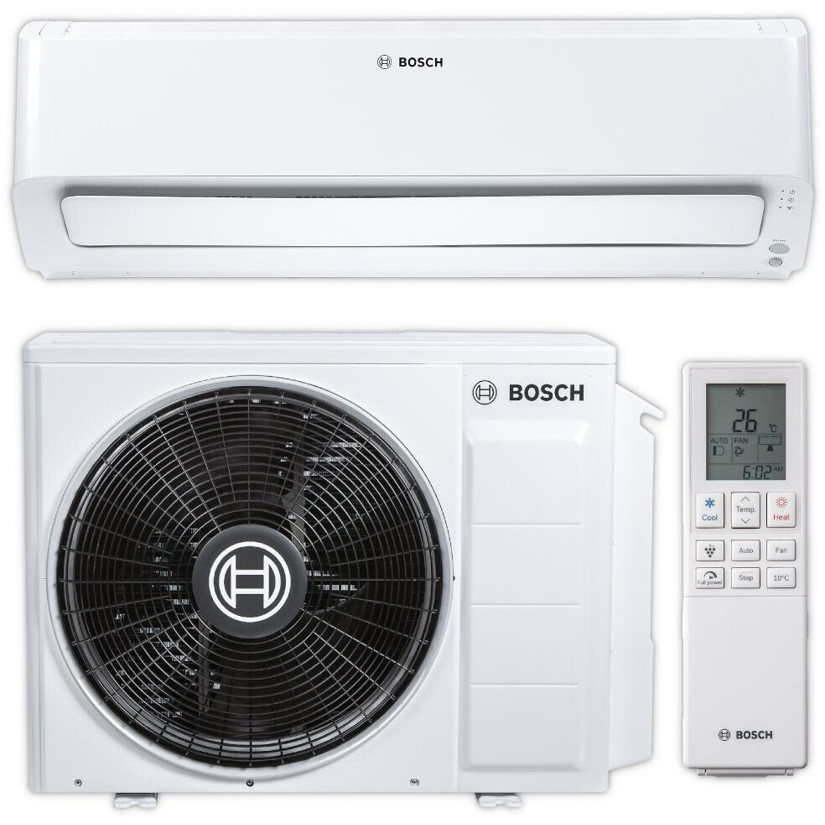 Bosch CLC8001i 25 Klimaanlage - 2,5 kW - Weiß (CLC8001i-W 25 E + CLC8001i 25 E)