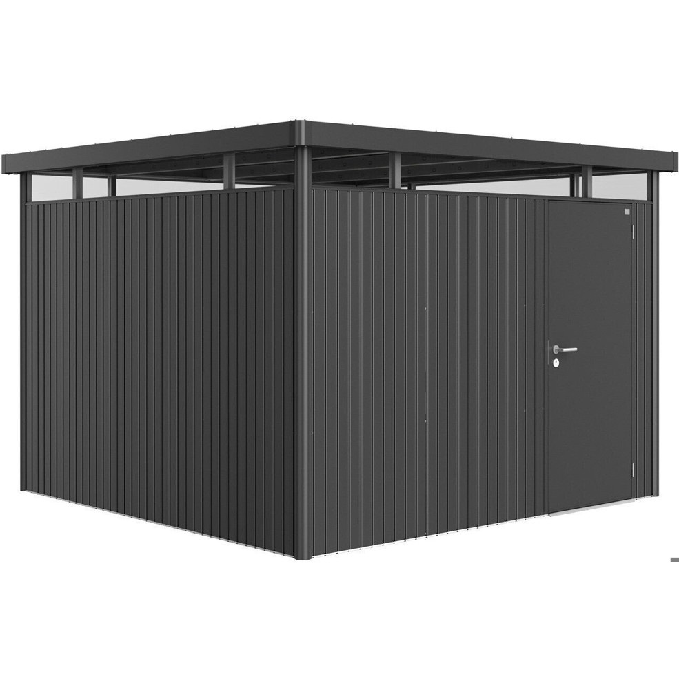 Biohort HighLine Gartenhaus Gr.H6 - 315 x 315 cm - Dunkelgrau-Metallic