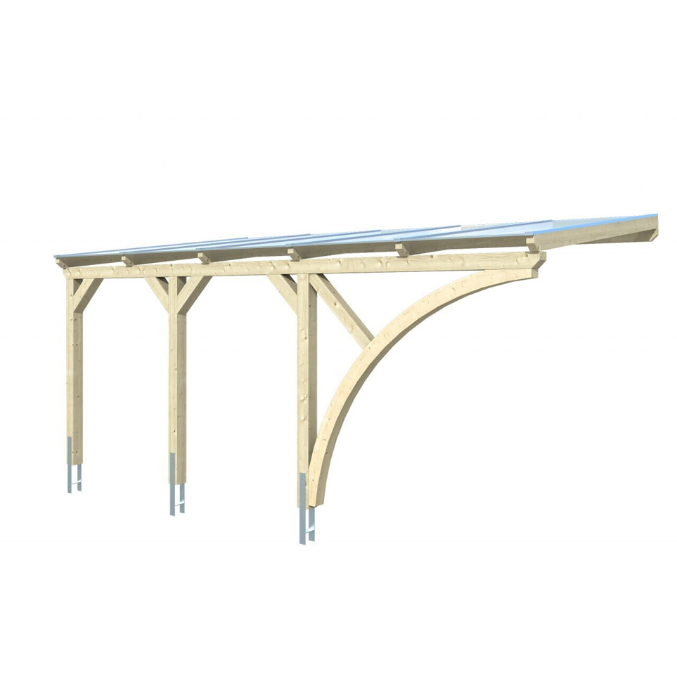 Skan Holz Carport Eifel – Modell 232512-00-20