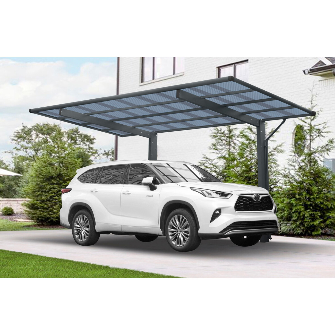 Ximax Wing Typ 80 Carport 531 x 275 cm in Anthrazit
